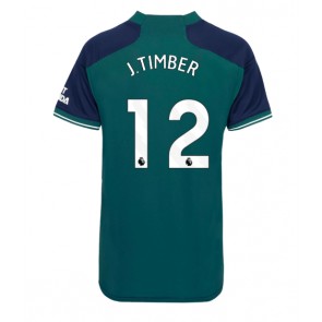 Arsenal Jurrien Timber #12 Tredje trøje Dame 2023-24 Kort ærmer